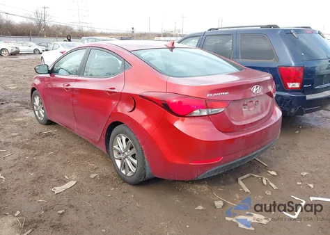 2015 Hyundai Elantra Se из США, поврежденный, VIN 5NPDH4AE1FH586912